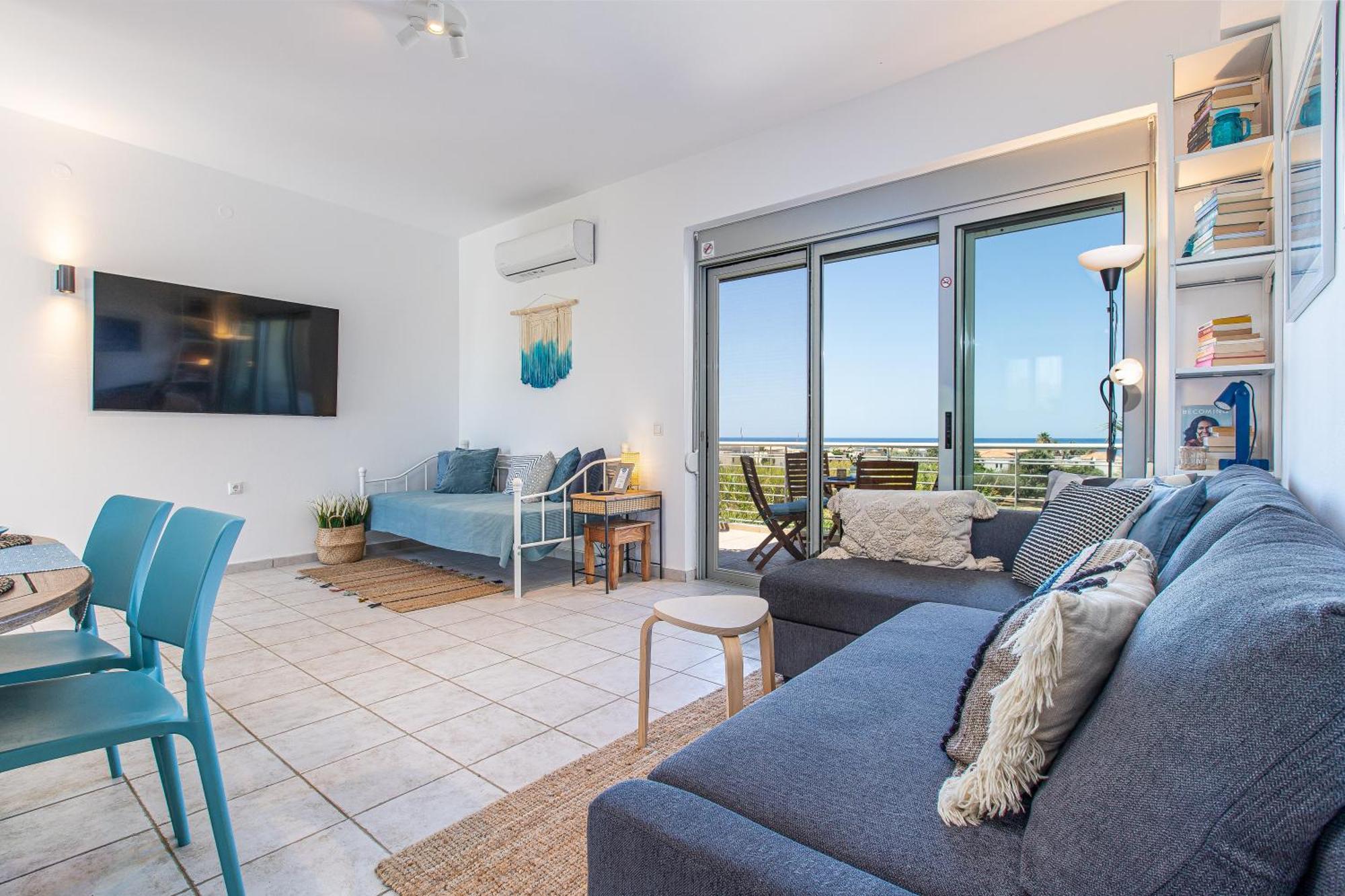 Maleme Yoga Blue Apartment Chania  Ngoại thất bức ảnh