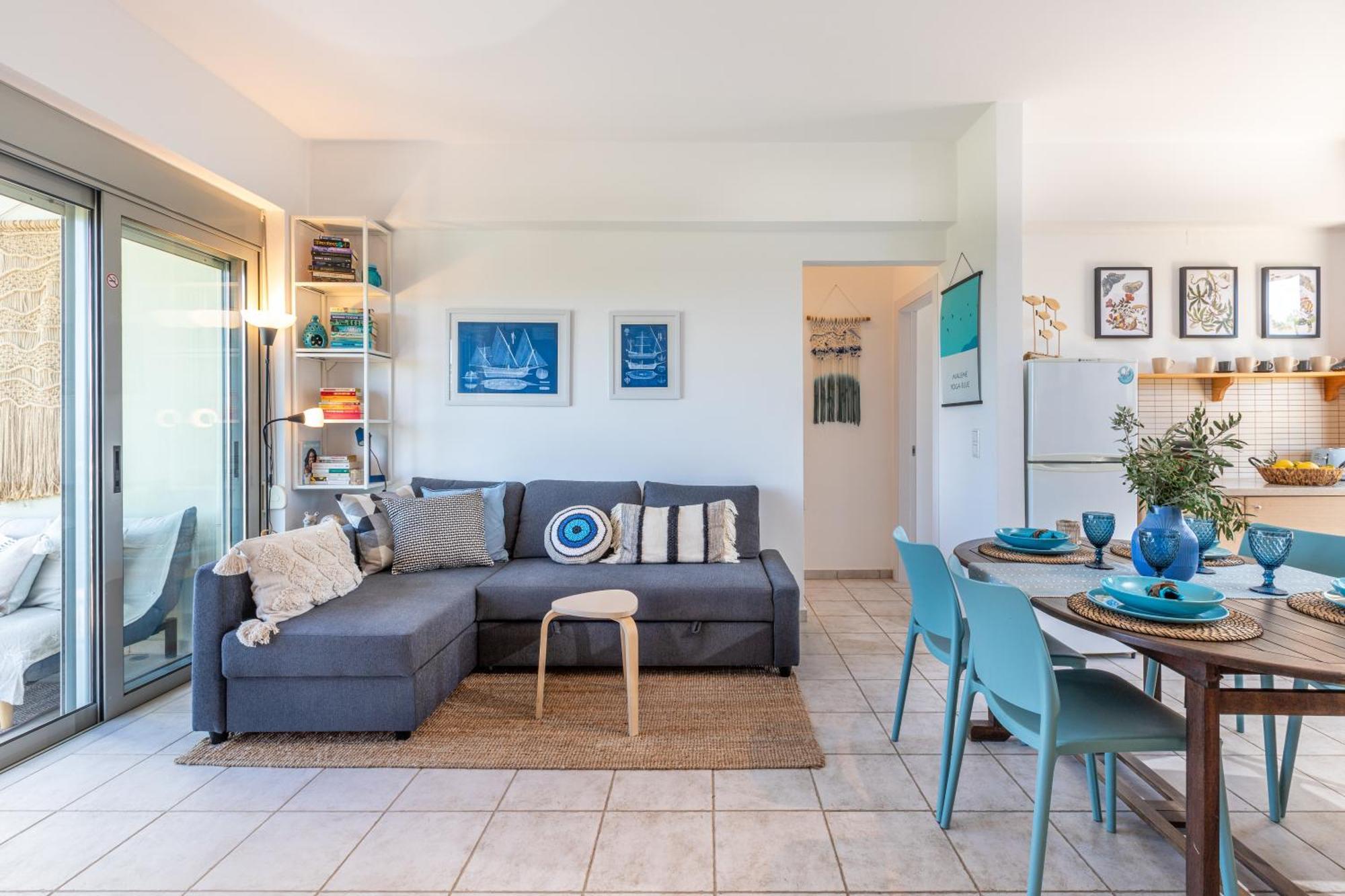 Maleme Yoga Blue Apartment Chania  Ngoại thất bức ảnh