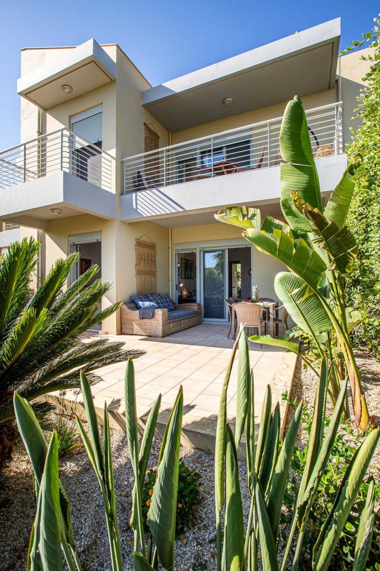 Maleme Yoga Blue Apartment Chania  Ngoại thất bức ảnh