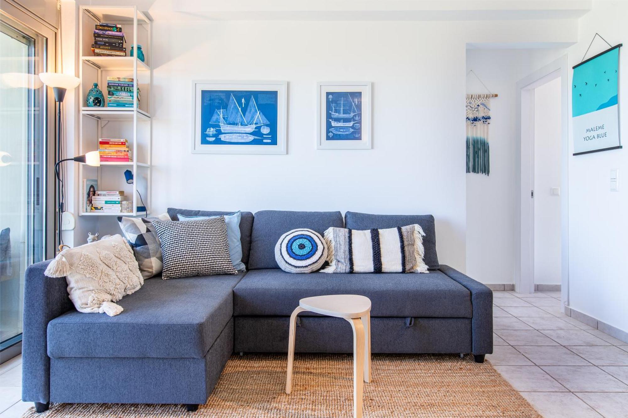 Maleme Yoga Blue Apartment Chania  Ngoại thất bức ảnh