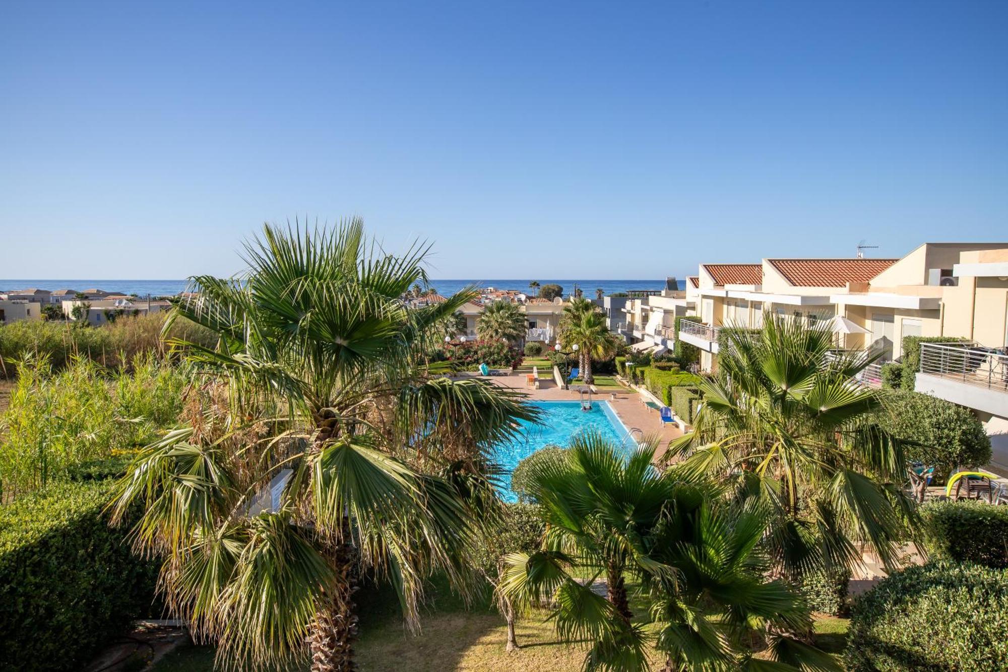 Maleme Yoga Blue Apartment Chania  Ngoại thất bức ảnh