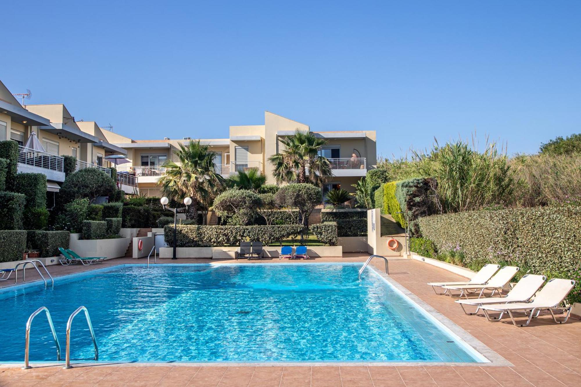 Maleme Yoga Blue Apartment Chania  Ngoại thất bức ảnh