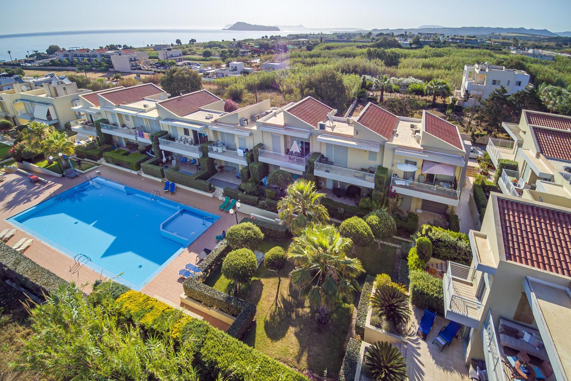 Maleme Yoga Blue Apartment Chania  Ngoại thất bức ảnh