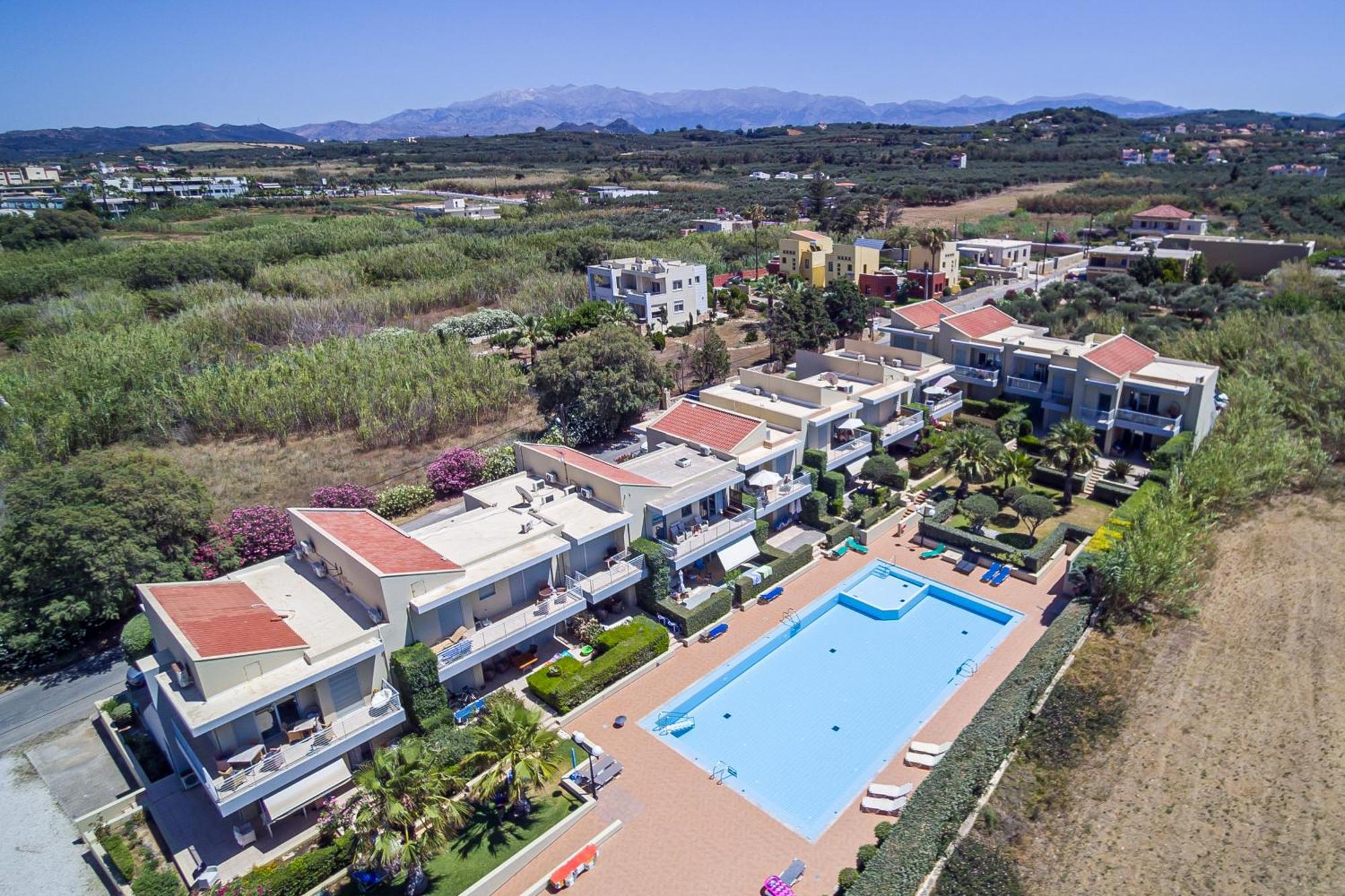 Maleme Yoga Blue Apartment Chania  Ngoại thất bức ảnh
